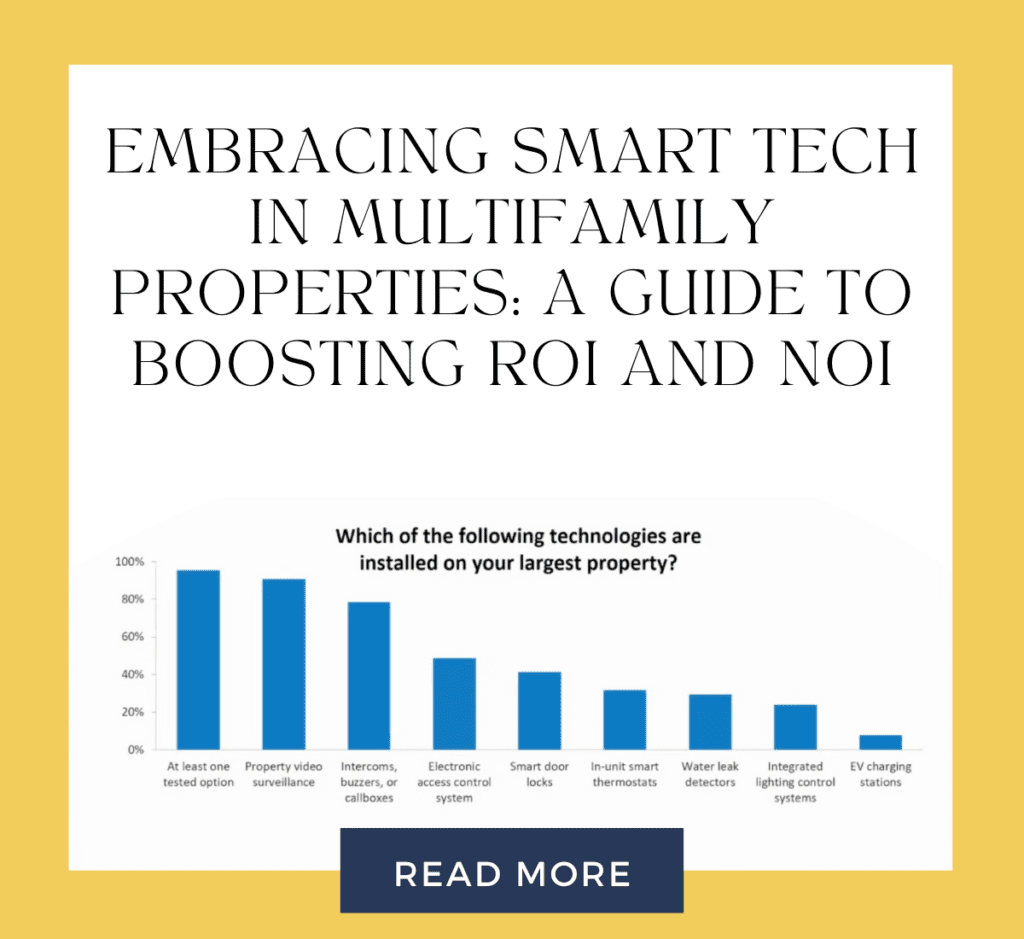 Embracing Smart Tech in Multifamily Properties A Guide to Boosting ROI and NOI